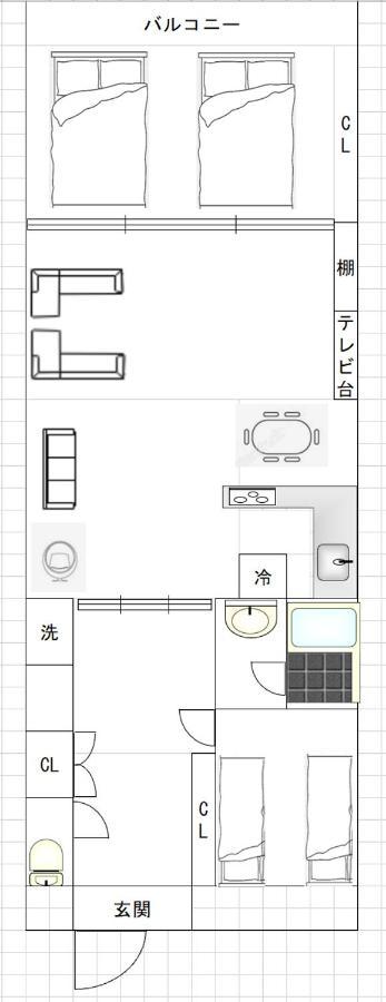 Higobashi Afp Apartment Ōsaka Extérieur photo